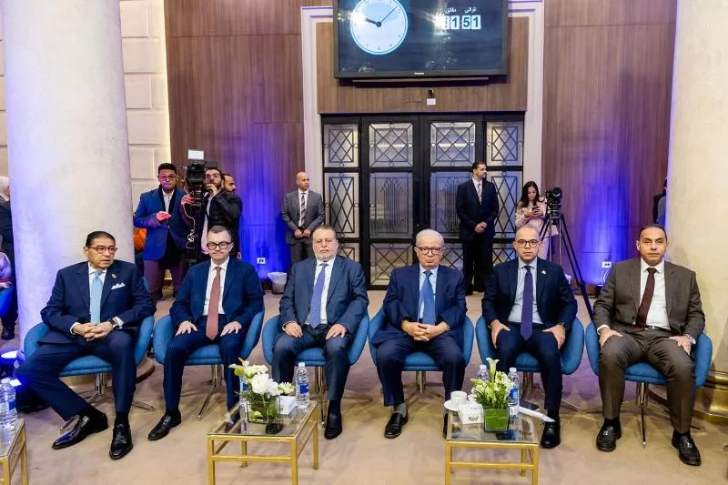 محافظ المركزي يشهد فعاليات تكريم البورصة المصرية للبنك التجاري ال